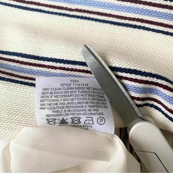 TORY BURCH KAYLIN Stripe Embellished Dress Size 2 - Picture 14 of 17